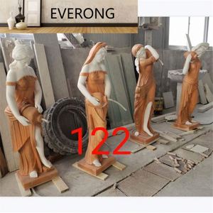 Escultura de Jardín de Tritón y <span class=keywords><strong>Nereida</strong></span>, Estatuas de Piedra de Mármol de Gran Tamaño para Interiores, Diseño Moderno, en Venta - Product Image 6