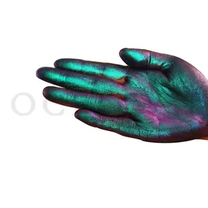 Professionale cambio colore auto camaleonte rivestimento pigmento ombretto Aurora pigmento fiocchi di vernice camaleonte in polvere fornitore