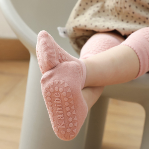 Yüksek kalite ucuz sevimli koruyucu aşk gülümseme Anti kayma bebek emekleme dirsek ve diz pedleri diz pedleri bebekler için - Product Image 3