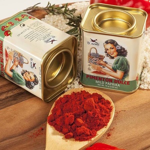 Lata de polvo de pimentón impresa personalizada, contenedor de lata de especias de pimienta pimentón, caja de lata de polvo de Chile al por mayor - Product Image 2