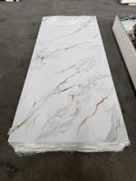 Panneau mural en PVC flexible effet marbre de haute qualité avec revêtement UV 1220X2400mm pour la décoration intérieure