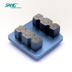 SANG Zapatas de Diamante de Segmento Doble H Redi Lock Duraderas para Tareas de Preparación de Superficies y Pulido de Suelos de Hormigón - Product Image 3