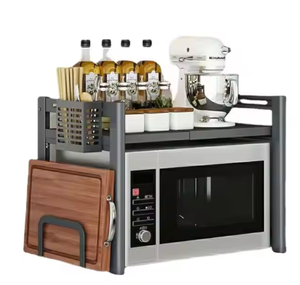 Étagère robuste <span class=keywords><strong>pour</strong></span> four à micro-ondes en gros - Organisateur de cuisine en métal RTA, étagère de <span class=keywords><strong>rangement</strong></span> de comptoir <span class=keywords><strong>pour</strong></span> épices et <span class=keywords><strong>ustensiles</strong></span> - Product Image 6