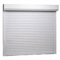 Ventes directes d'usine, porte de garage à enroulement avec isolation thermique en mousse PU, caractéristiques de prévention des incendies, design moderne