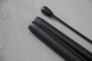 Pôle drapeau plume en aluminium résistant au vent lourd avec section en fibre de verre - Product Image 4