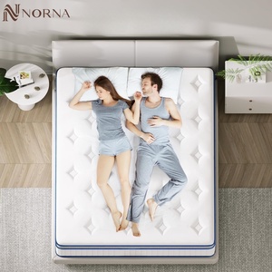 Nhà Máy Colchones Đôi Đầy Đủ Đôi Túi Mùa Xuân Nệm Nữ Hoàng Vua Nén 12 Inch Lai Mùa Xuân Bọt Nệm Giường - Product Image 4