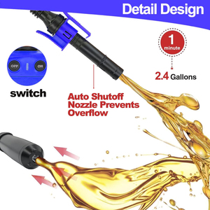 משאבת דלק אוטומטית משאבת דלק נטענת סוללה נטענת עם כיבוי אוטומטי - Product Image 2