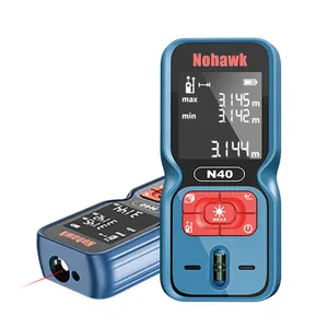 Nohawk 40m Smart Electrical Ruler Digital Tape Measure Laser Distance Measuring Tool Meter With Bubble Levels