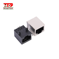 Transformador combinado USB dual blindado modelo magnético de pie con conector Rj45 Producto de conectores Ethernet