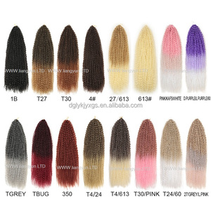 Rizo brasileño de 28 pulgadas al por mayor para <span class=keywords><strong>pelo</strong></span> sintético degradado estilo ondulado al agua cabello trenzado de ganchillo <span class=keywords><strong>rizado</strong></span> brasileño <span class=keywords><strong>caramelo</strong></span> - Product Image 6