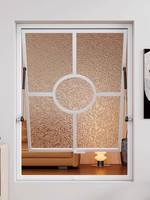 Ventana Vertical Abatible de Aluminio con Aislamiento Acústico, Estilo Retro Francés, para Dormitorio, Baño, Sala de Estar, Balcón, Ventana Pequeña