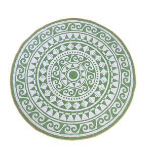 Tapis de jeu rond en tissu de coton de luxe populaire, tapis de jeu en peluche pour bébé, tapis de jeu doux pour bébé, tapis de jeu pour bébé - Product Image 1