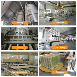 Revêtement de sol en vinyle Pavimento Sol SPC 7 mm Imperméable <span class=keywords><strong>Garage</strong></span> Résistant à l'huile Installation lourde Gymnase Absorption des chocs - Product Image 6