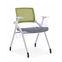 Chaise d'étude/formation pliable moderne Mobilier de bureau peu encombrant Chaise de formation pour les visiteurs