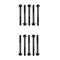 Kit de joint de culasse et courroie de distribution avec pompe à eau HS9036PT ES72157 4667606 pour moteur I4 1996-2001 MLS – Réparation avec joints, boulons et tendeur