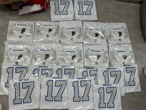 Vente en gros 2026 Buffalo Dernier Style Entièrement Cousu # 97 Bosa # 0 Coleman # 17 Allen # 4 Cook III # 2 Maillots de football américain Moore - Product Image 5