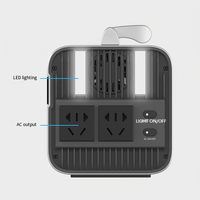 Batterie externe solaire mobile de qualité supérieure à charge rapide 600W/1000W/1200W Station de batterie au lithium-ion portable MPPT pour voiture