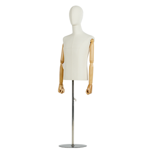 <span class=keywords><strong>Mannequin</strong></span> homme pour robe de torse de mode <span class=keywords><strong>Mannequin</strong></span> de <span class=keywords><strong>couture</strong></span> réglable à la main en bois - Product Image 2