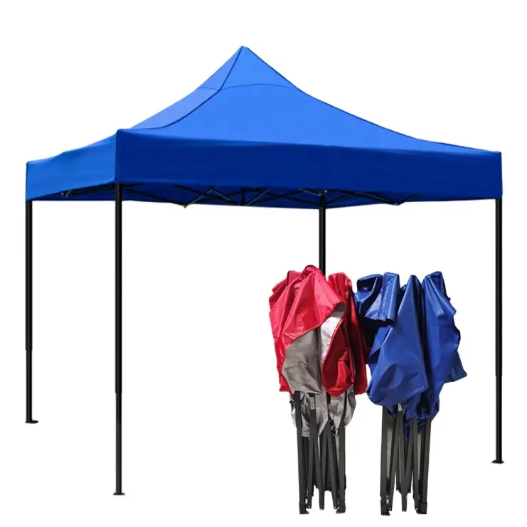 OEM مخصص شعار مطبوعة في الهواء الطلق مقاوم للماء 3x3 toldos plegables carpa 3x3 oxford