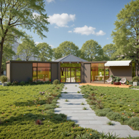 Nuevas Casas Prefabricadas Modernas Villas de Lujo Hexagonales Personalización de Fábrica Casa Contenedor Desmontable Casa Modular Prefabricada