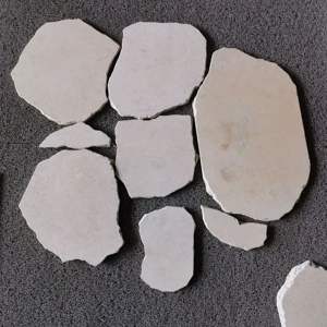 Dalles de sol et revêtements muraux en pierre de calcaire beige blanc gris de conception moderne - Product Image 5