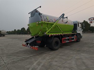 Camion d'aspiration des eaux usées Dongfeng 12 tonnes, citerne à vide de 12 yards, vente directe fabricant - Product Image 4