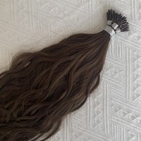 50 mèches d'extensions de cheveux naturels 100% humains, micro-anneaux, micro-liens, micro-perles, cheveux vierges Remy européens lisses