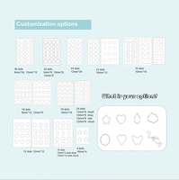 24 Patchs Hydrocolloïdes Transparents en Forme d'Étoile pour l'Acné, Protection Personnalisée, Formes sur Mesure, OEM ODM Acceptés