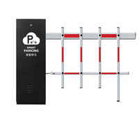 Barrière RFID 806 en acier avec bras droit et moteur sans balais, protection IP44 pour la sécurité routière et les tourniquets