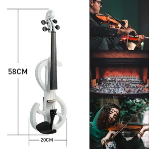 <span class=keywords><strong>Violon</strong></span> silencieux pleine taille, son brillant, <span class=keywords><strong>violon</strong></span> électrique 4/4, ensemble de <span class=keywords><strong>violon</strong></span> standard pour étudiant, <span class=keywords><strong>violon</strong></span> de niveau débutant avec archet et étui de transport - Product Image 3