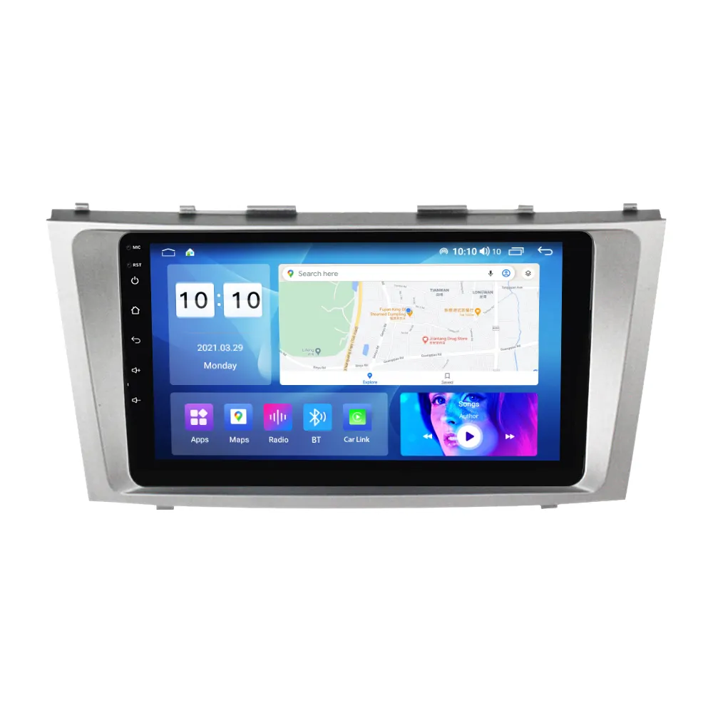 MEKEDE MS 8 + 256G QLED 4G LTE автомобильное радио Android 12 для Toyota Camry 2006-2011 GPS 5G Android auto Stereo