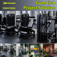 Ensemble complet d'équipements de musculation et d'entraînement aérobie haut de gamme pour clubs de fitness et centres sportifs en chaîne