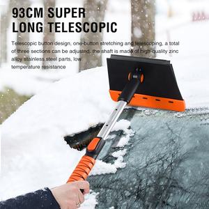 Brosse télescopique pour enlever la neige, outils <span class=keywords><strong>de</strong></span> soins pour <span class=keywords><strong>voiture</strong></span>, accessoire automobile, grattoir <span class=keywords><strong>de</strong></span> neige, pelle détachable, robuste, 1 pièce - Product Image 3
