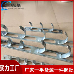 Gancho para Cables Metálicos de Minería, Acero Plano, Proceso de Estampado en Frío, Galvanizado - Product Image 4