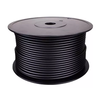Bajo Ruido suave micrófono XLR cables trenzados HI end 24awg 2 Core micrófono cable XLR negro 100M rollo