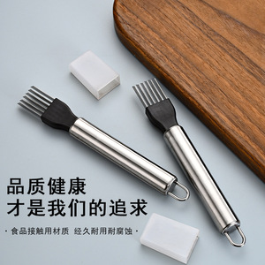 Stainless Steel Onion Slicer Scallion Shredder Kitchen Gadget Multi Functional Vegetable Cutter Tool - Product Image 5