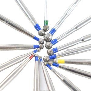 ชุดเตรียมฟันแบบเรียวขนาดใหญ่ Ya Yida Dental Diamond Burs 02 04 06 สำหรับเครื่องเจียรความเร็วสูง - Product Image 2