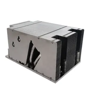 Epyc sp3 tr4 servidor 2u e up cpu cooler, com 4 tubos de calor dissipador de calor industrial do computador de cobre