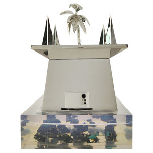 Vente en gros métal alliage d'aluminium gravé trophée personnalisé vache noix de coco perpétuel métal trophée tasse plaqué récompenses cadeaux - Product Image 6