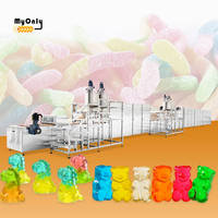 MY Machine de fabrication de bonbons à haute vitesse pour bonbons en forme de bonbon, bonbons gélifiés en forme d'œil, bonbons Mogul et ligne de production de bonbons gélifiés, Prix