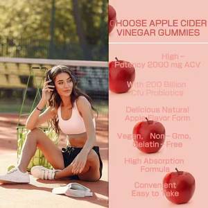 Etiqueta privada Keto ACV Gummies 2000mg Vinagre de sidra de manzana Magnesio para apoyar el control de peso Keto Candy - Product Image 3