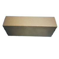 Boîtes d'avion en carton ondulé brun rectangulaires longues de haute qualité conçues sur mesure, recyclables, gaufrage, laminage mat/brillant