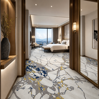 Tapis tissé Axminster de luxe pour chambre d'hôtel, tapis pour hôtel 5 étoiles