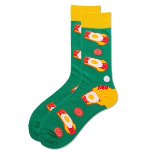 Venta al por mayor divertido Crazy Cheese <span class=keywords><strong>Pizza</strong></span> Snack Food Calcetines Hombres Unisex Novedad Calcetines Divertidos Calcetines de algodón Crew Calcetines - Product Image 6