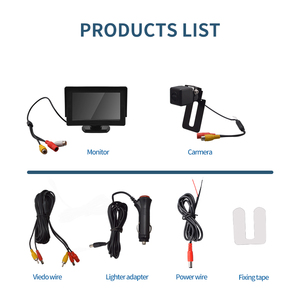 HD 4.3inch Display <strong>Monitor</strong> with Car <strong>Reversing</strong> Camera - Product Image 6