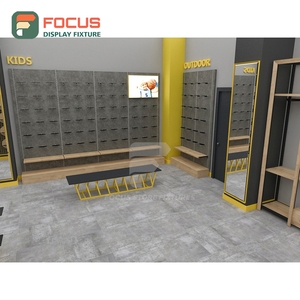 Professional Shop Interior Metal Wall Display Unit Installation Service Franchise Clothing Store - Product Image 3