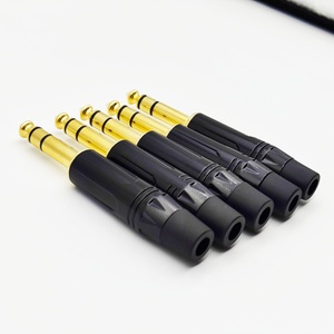 Connecteur de câble audio pour haut-parleur de mixeur de haute qualité, connecteur mâle TRS 6,35 mm, prise jack OFC pour mixeur de guitare, prise stéréo <span class=keywords><strong>1</strong></span>/4 <span class=keywords><strong>pouce</strong></span> - Product Image 6