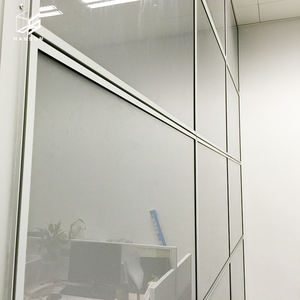 Cadre en aluminium bon marché <span class=keywords><strong>cloison</strong></span> de verre fixe intérieur en bois verre pleine hauteur <span class=keywords><strong>cloison</strong></span> de séparation de <span class=keywords><strong>bureau</strong></span> - Product Image 5