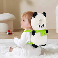 Coussin de protection multifonctionnel pour bébé, motif dessin animé, élastique, anti-chute, pour la tête, coussin de sécurité pour enfants en voyage