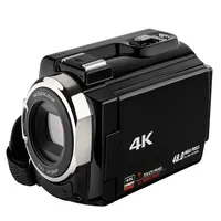 Câmera de vídeo digital ir 16x, mini, profissional, 3.0 polegadas, touch screen, visão noturna, zoom digital, wi-fi, câmera de vídeo digital 4k